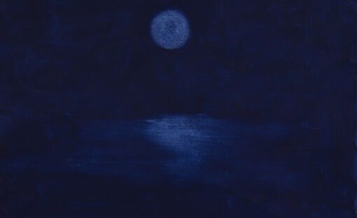 Midnight Moon painting by Aya Sophia Freedman