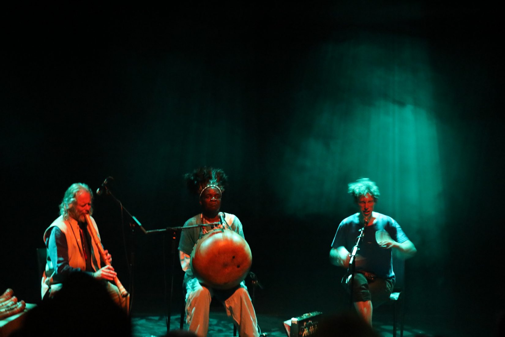 musicians on stage
